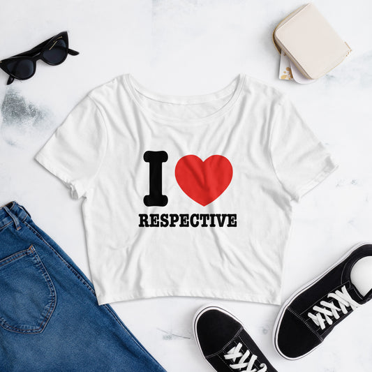 I <3 Respective Crop Top